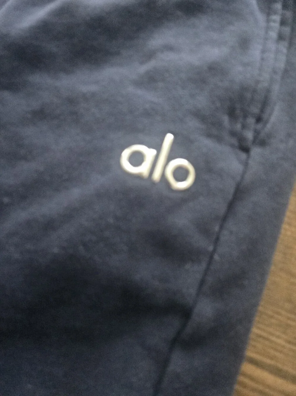 Alo Yoga Accolade 2pc Navy Set Hoodie sz MEDIUM and Jogger Sweatpant sz SMALL